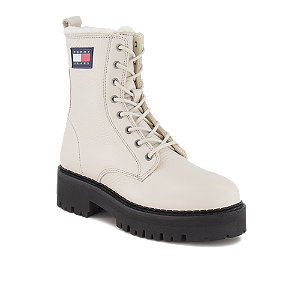 Tommy Jeans Damen Schnürboot Grau von Tommy Jeans