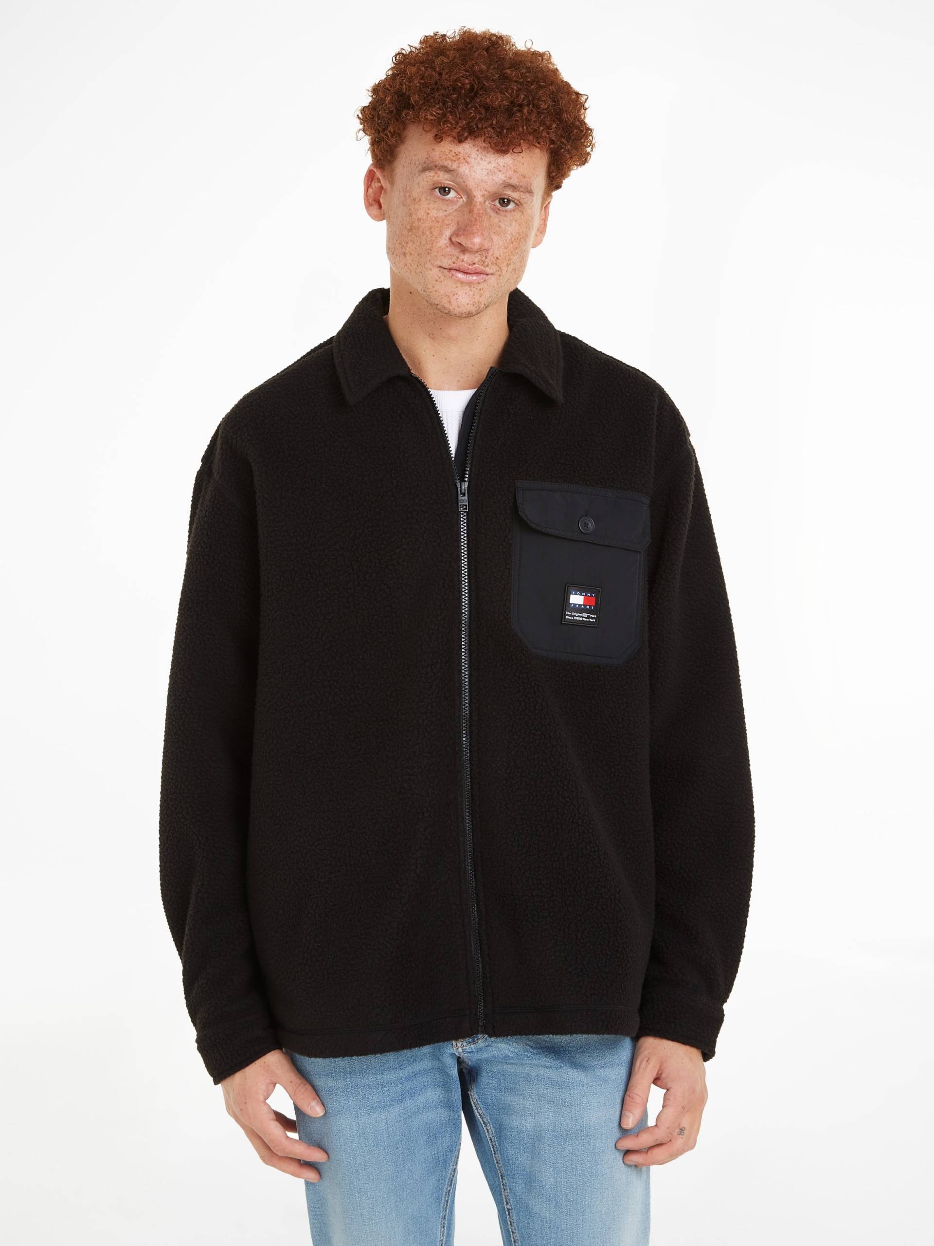 Tommy Jeans Fleecehemd »TJM SOLID TEDDY OVERSHIRT« von Tommy Jeans
