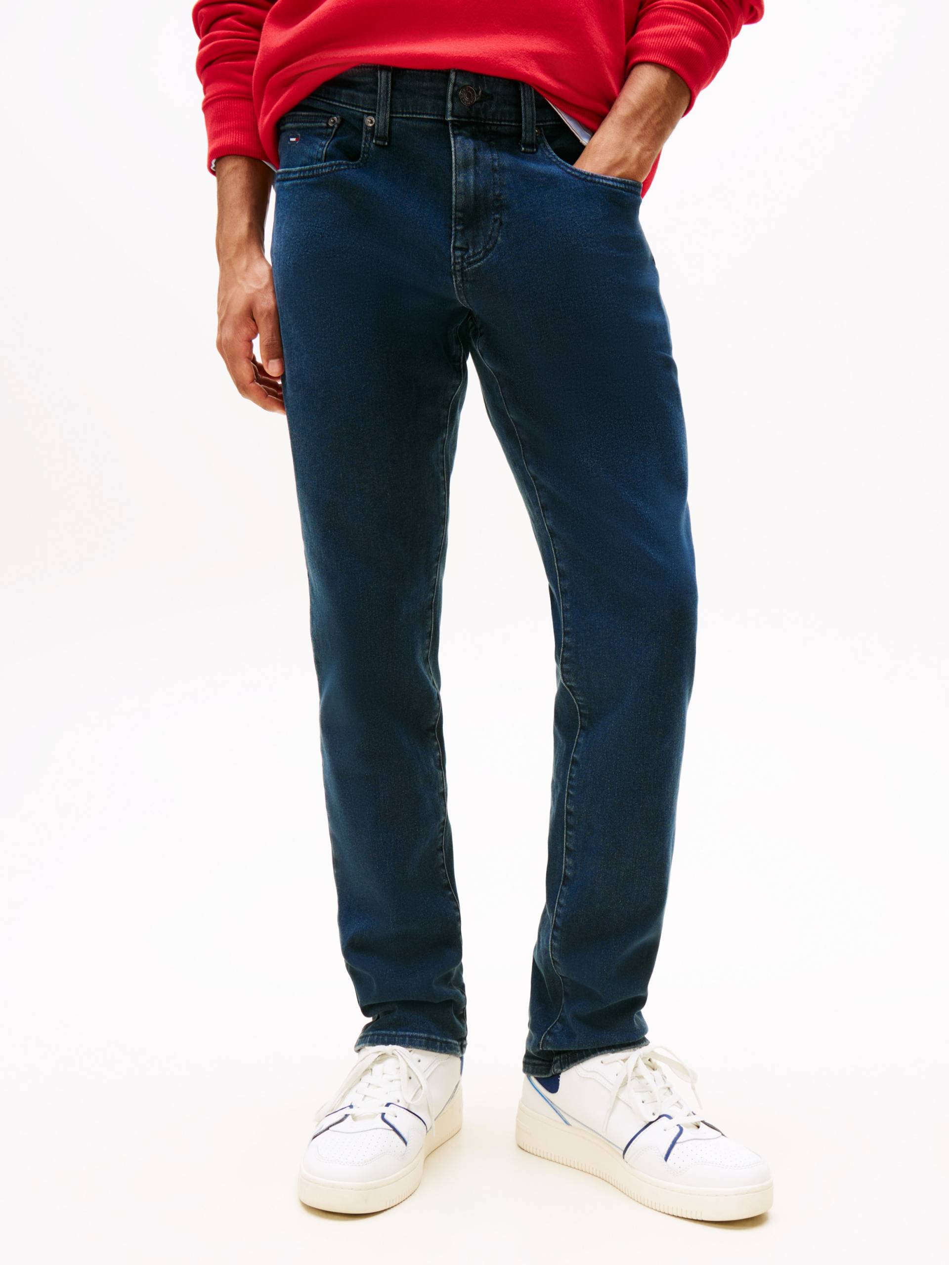 Tommy Jeans Gerade Jeans »SCANTON SLIM BI0234«, Mit Markenlabel aus Leder hinten von Tommy Jeans