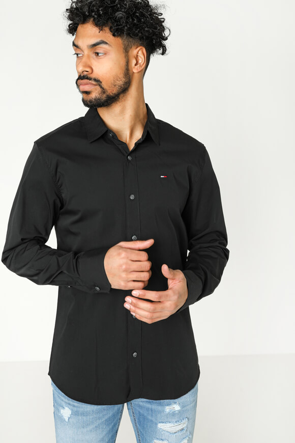 Tommy Jeans Hemd | Schwarz | Herren  | XS von Tommy Jeans