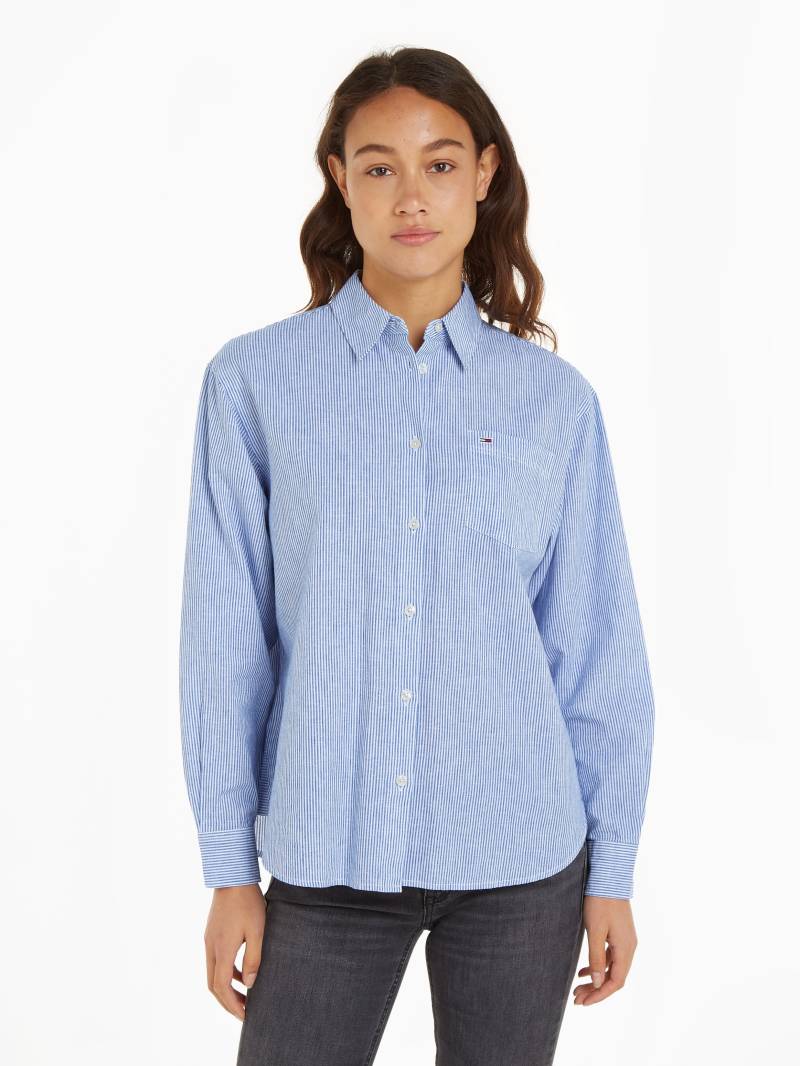 Tommy Jeans Hemdbluse »TJW BOXY STRIPE LINEN SHIRT« von Tommy Jeans