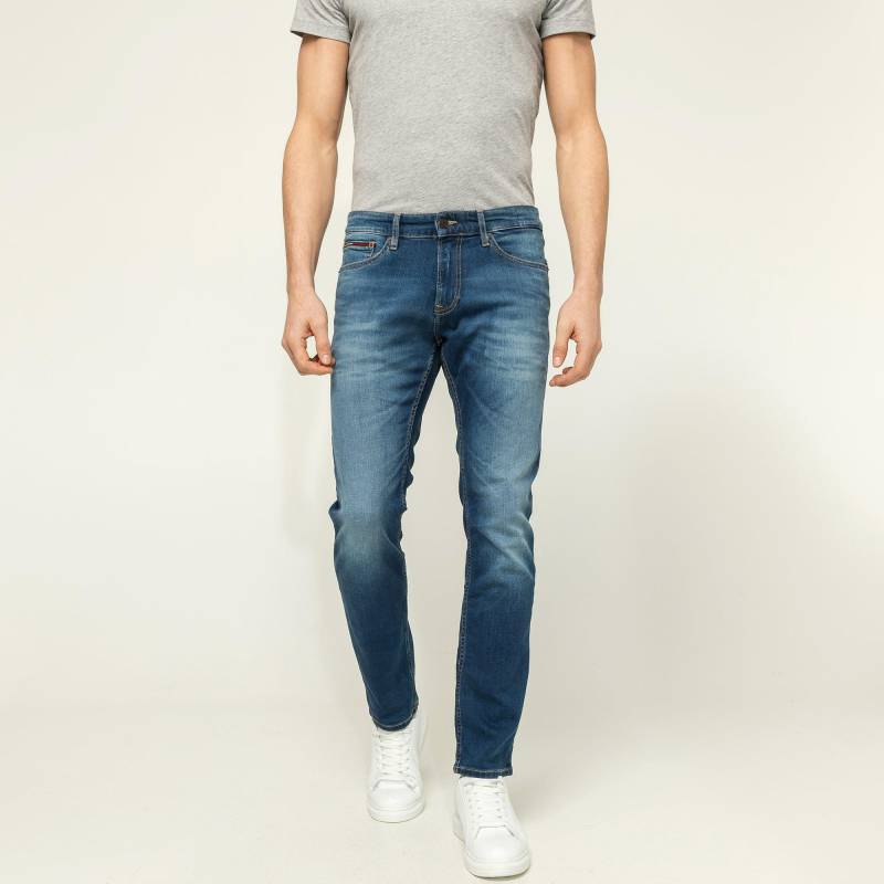 Jeans, Slim Fit Herren Hellblau L34/W36 von TOMMY JEANS