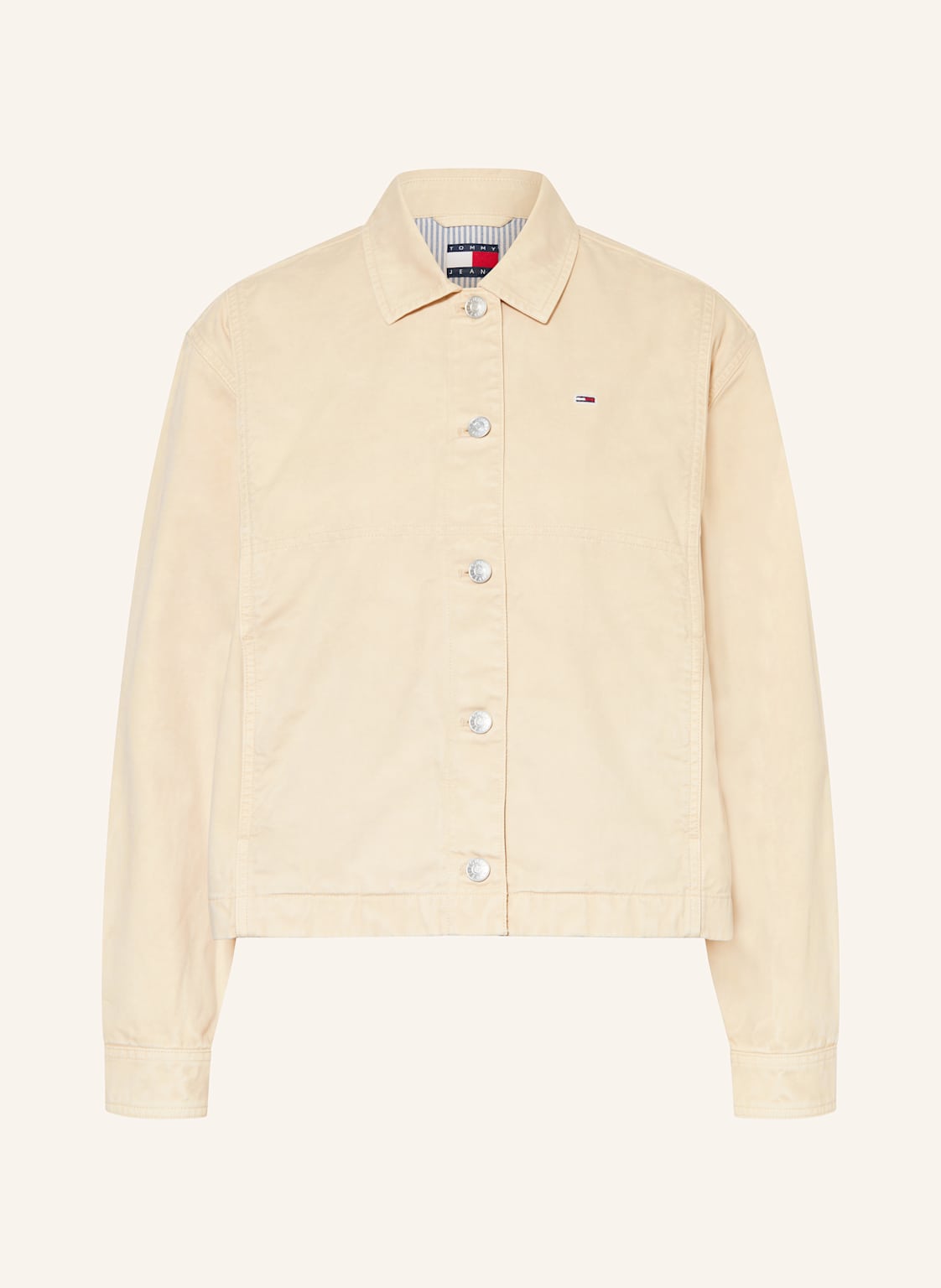 Tommy Jeans Jeansjacke beige Tommy Jeans Jeansjacke beige von Tommy Jeans