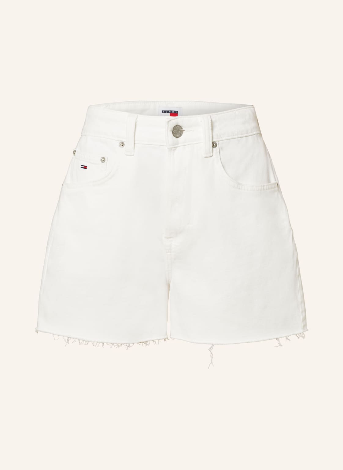 Tommy Jeans Jeansshorts weiss von Tommy Jeans