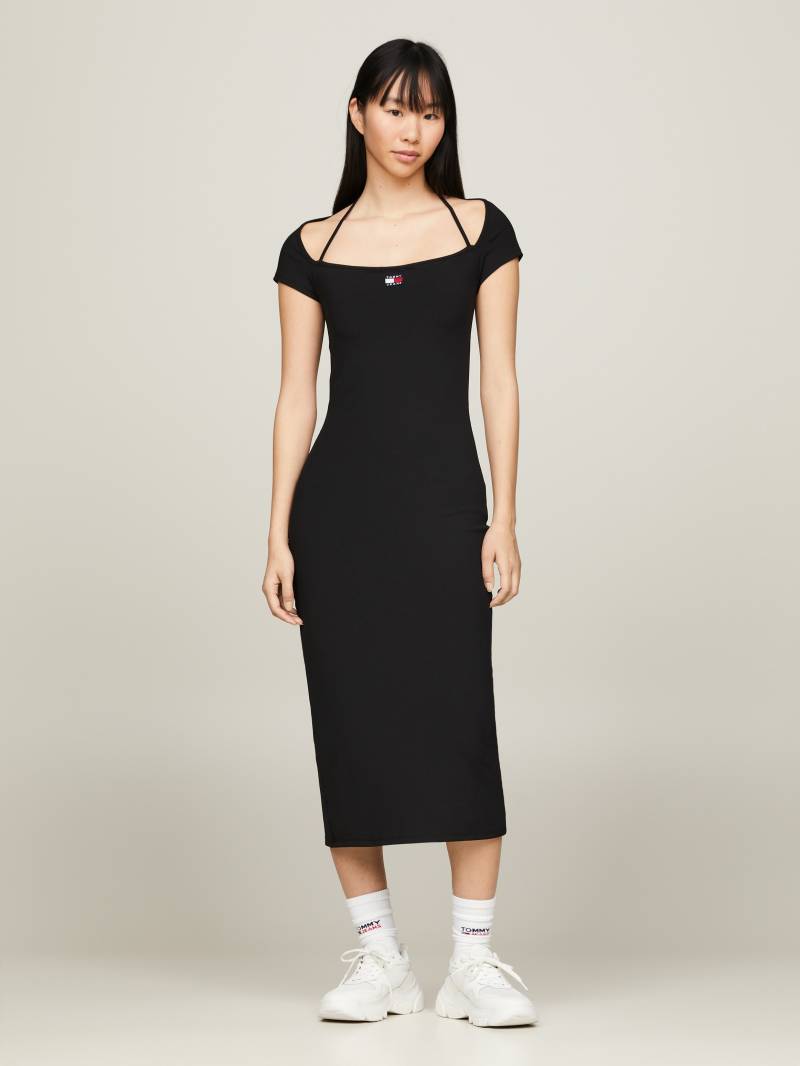 Tommy Jeans Jerseykleid »TJW MIDI BADGE RIB DRESS EXT« von Tommy Jeans