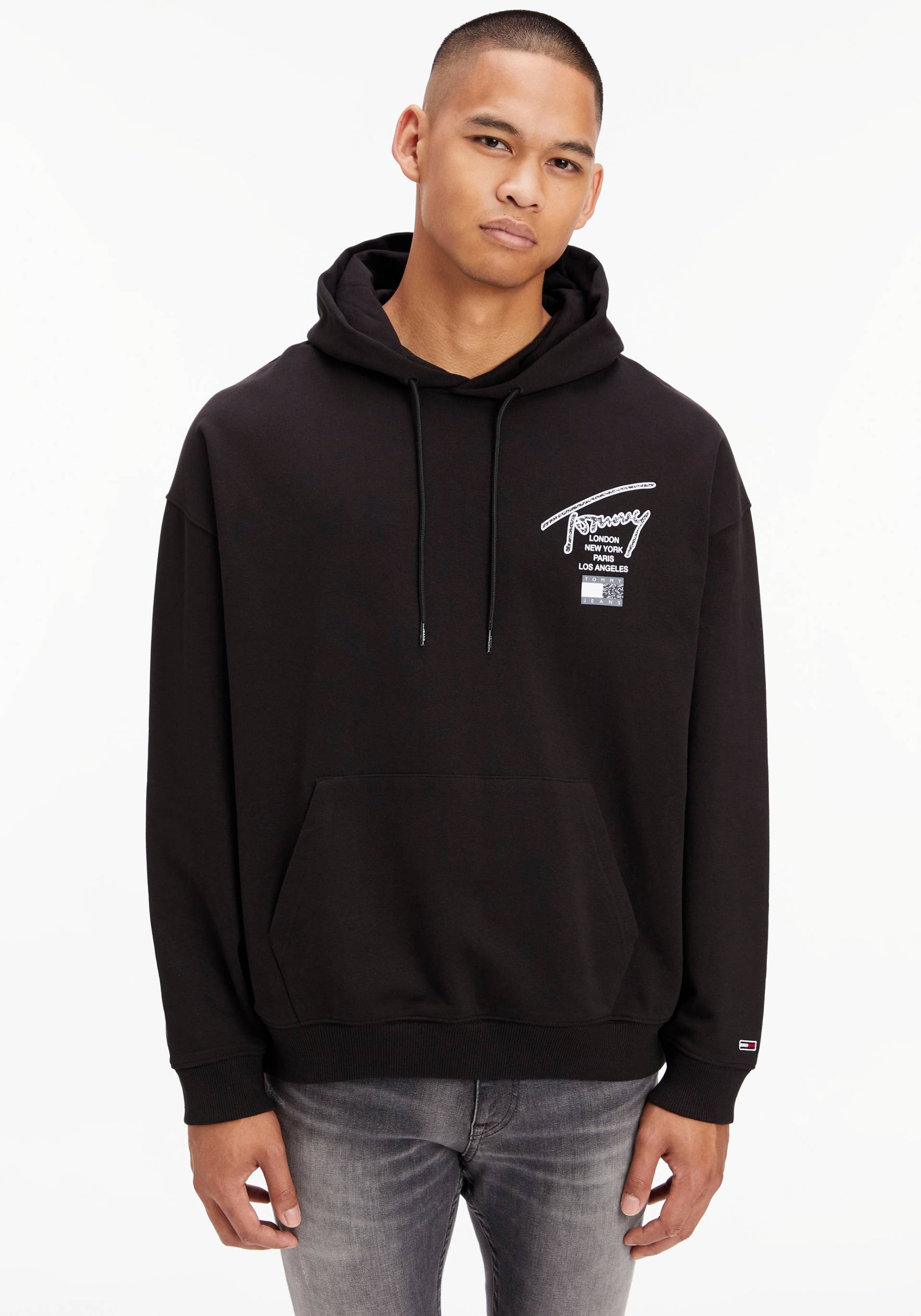 Tommy Jeans Kapuzensweatshirt »TJM OVZ AOP BACK HOODIE« von Tommy Jeans