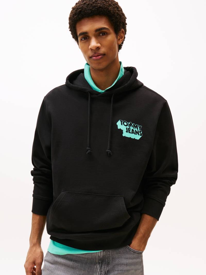 Tommy Jeans Kapuzensweatshirt »TJM STACK BACK LOGO HOODIE EXT«, Mit Rundhalsausschnitt von Tommy Jeans
