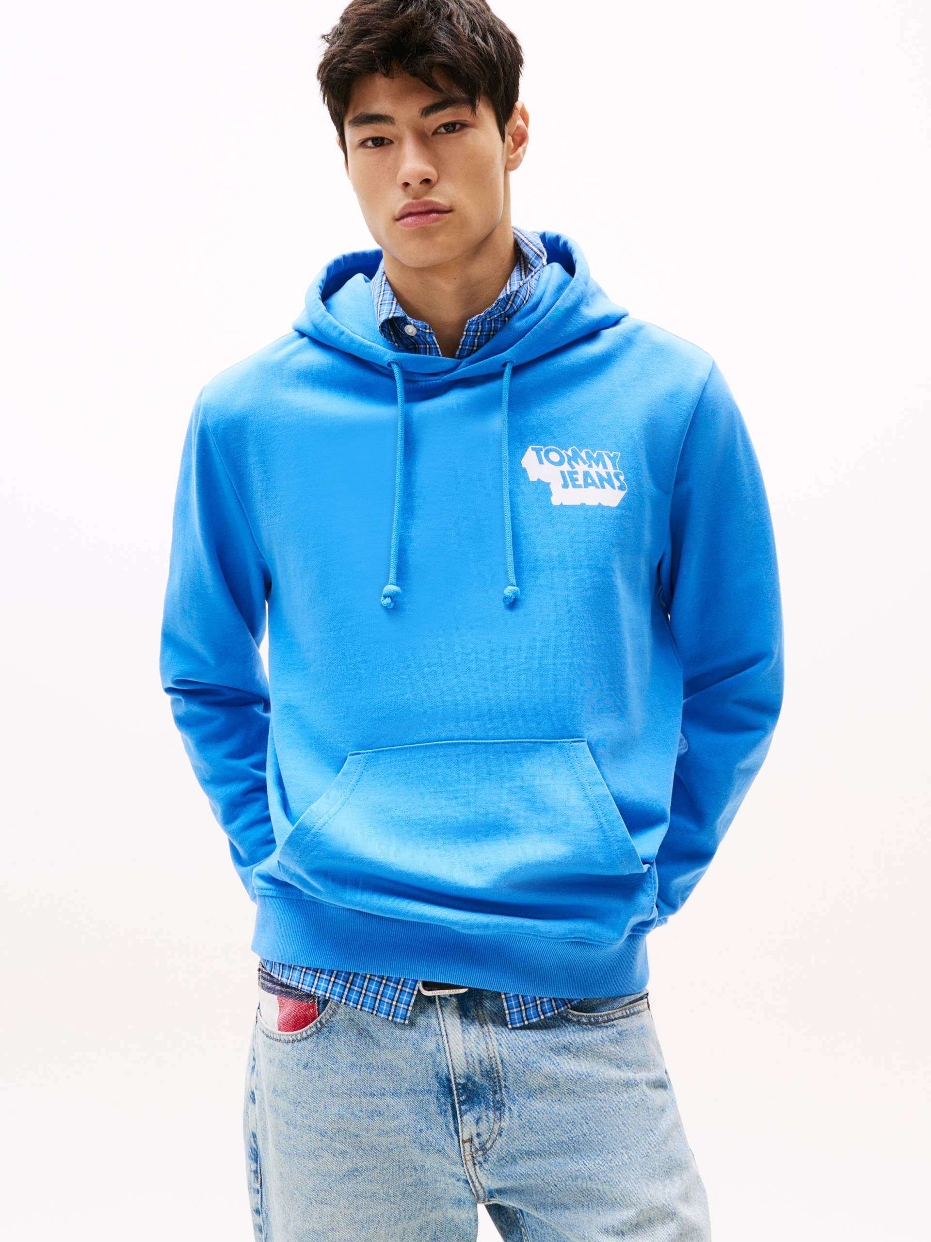 Tommy Jeans Kapuzensweatshirt »TJM STACK BACK LOGO HOODIE EXT«, Mit Rundhalsausschnitt von Tommy Jeans