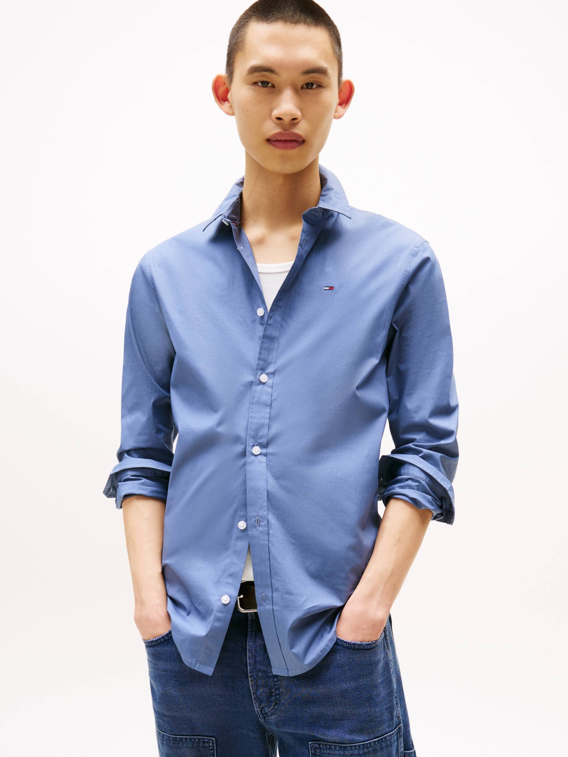 Tommy Jeans Langarmhemd »Sabim Stretch Hemd Shirt«, Stretch Hemd, Premium, Slim Fit, mit Elasthan von Tommy Jeans