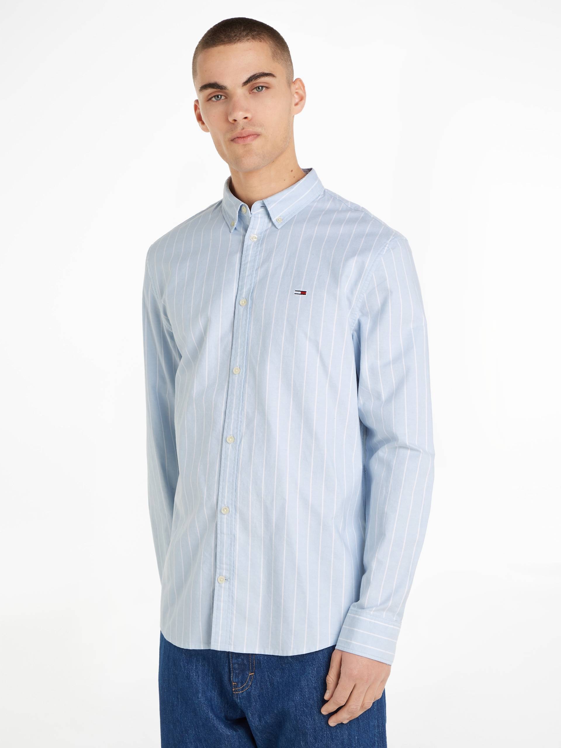 Tommy Jeans Langarmhemd »TJM CLASSIC OXFORD STRIPE SHIRT« von Tommy Jeans