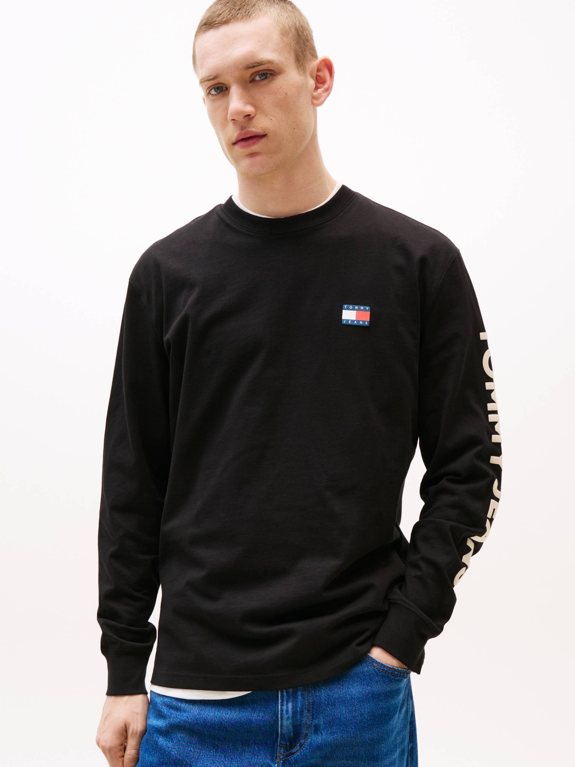 Tommy Jeans Langarmshirt »TJM REG POP COL NW CLSC LS T EXT«, Mit Rundhalsausschnitt Tommy Jeans Langarmshirt »TJM REG POP COL NW CLSC LS T EXT«, Mit Rundhalsausschnitt von Tommy Jeans