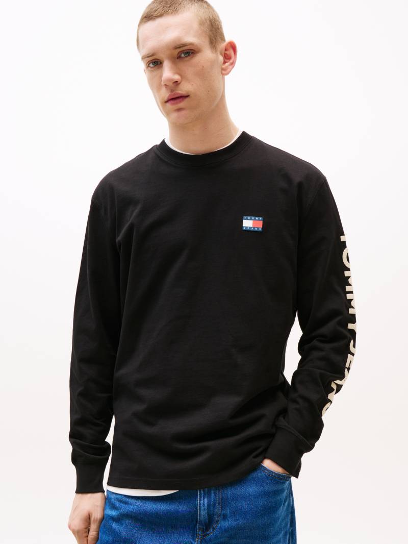 Tommy Jeans Langarmshirt »TJM REG POP COL NW CLSC LS T EXT«, Mit Rundhalsausschnitt von Tommy Jeans