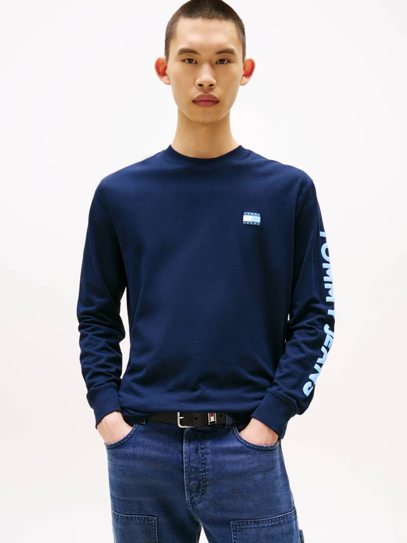 Tommy Jeans Langarmshirt »TJM REG POP COL NW CLSC LS T EXT«, Mit Rundhalsausschnitt von Tommy Jeans