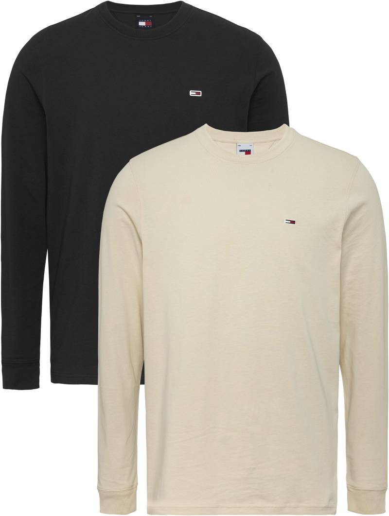 Tommy Jeans Langarmshirt »TJM SLIM 2PACK L/S EXT«, (Packung, 2er) von Tommy Jeans