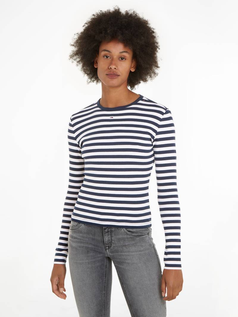 Tommy Jeans Langarmshirt »TJW ESSENTIAL RIB STRIPE TOP LS« von Tommy Jeans