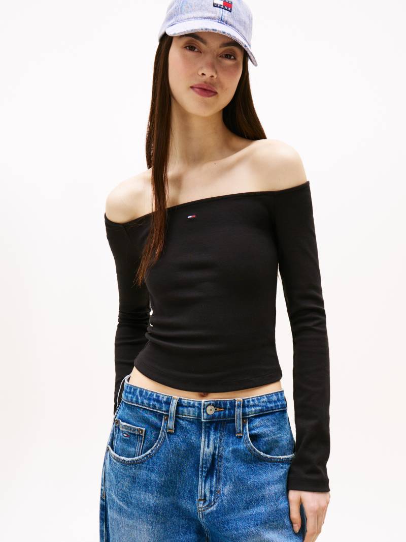 Tommy Jeans Langarmshirt »TJW SLIM ESSENTIAL BOAT NECK LS« von Tommy Jeans