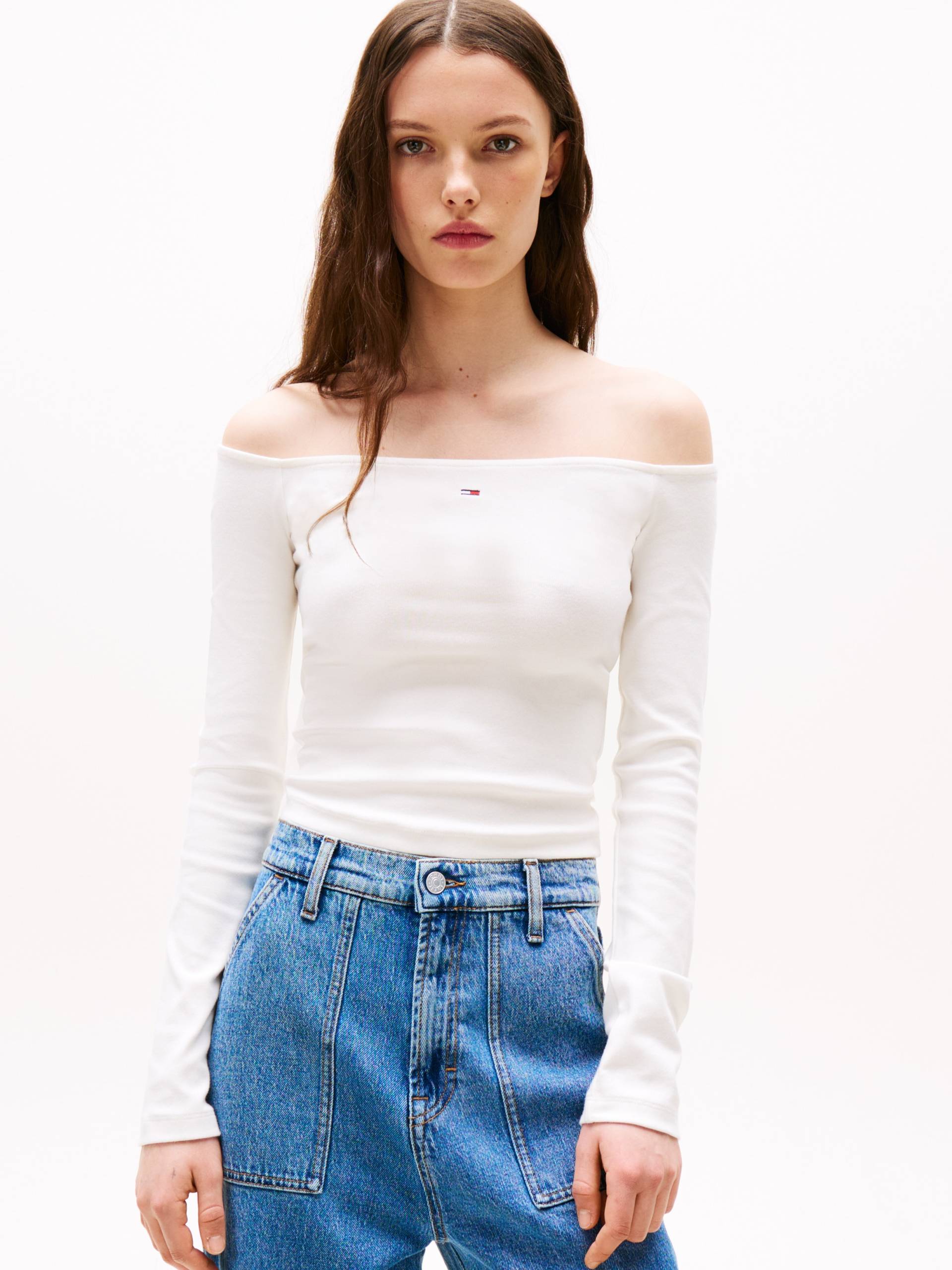 Tommy Jeans Langarmshirt »TJW SLIM ESSENTIAL BOAT NECK LS« Tommy Jeans Langarmshirt »TJW SLIM ESSENTIAL BOAT NECK LS« von Tommy Jeans