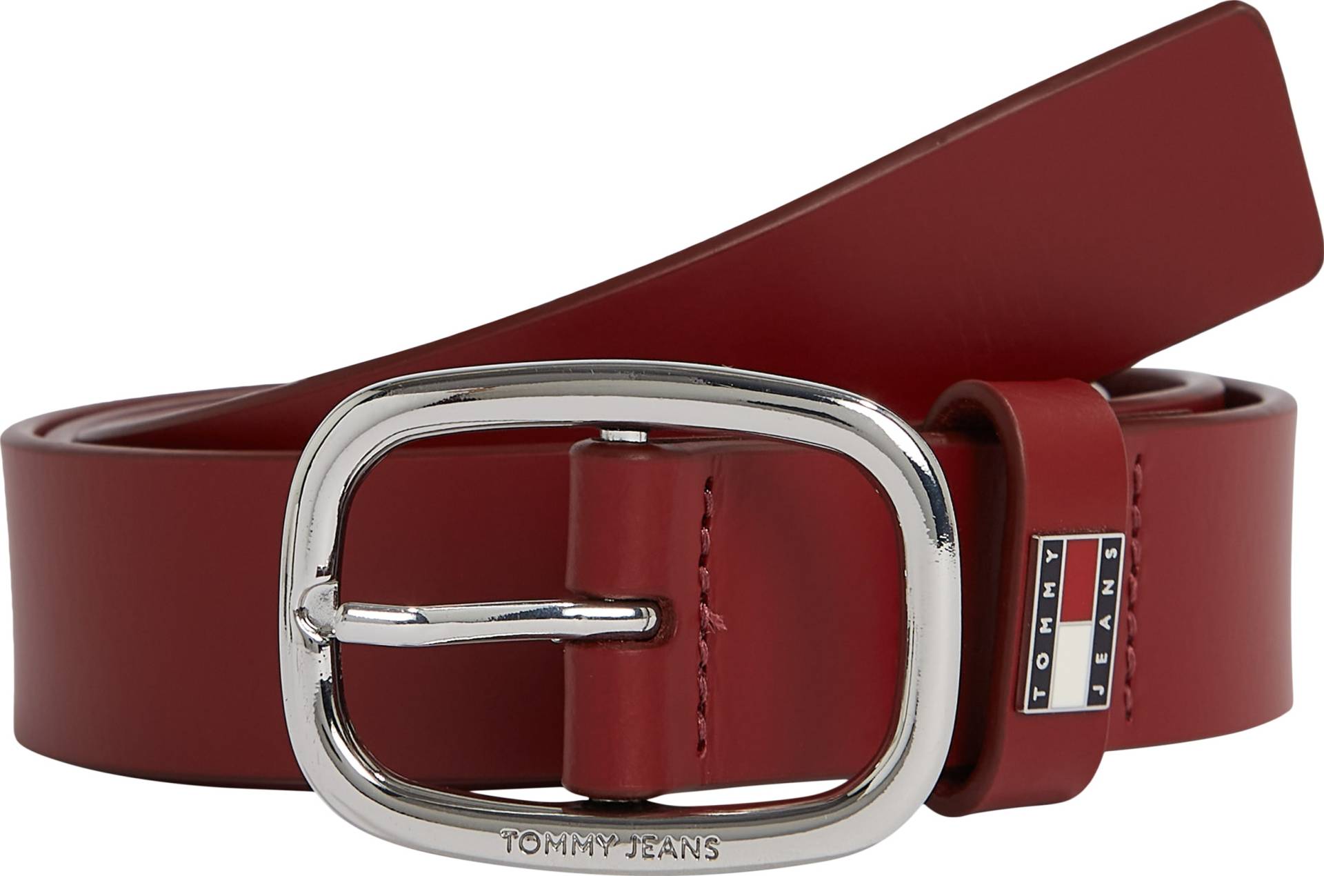 Tommy Jeans Ledergürtel »TJW OVAL 3.0«, Ovale Einfachdornschliesse und Logo am Verschluss Tommy Jeans Ledergürtel »TJW OVAL 3.0«, Ovale Einfachdornschliesse und Logo am Verschluss von Tommy Jeans