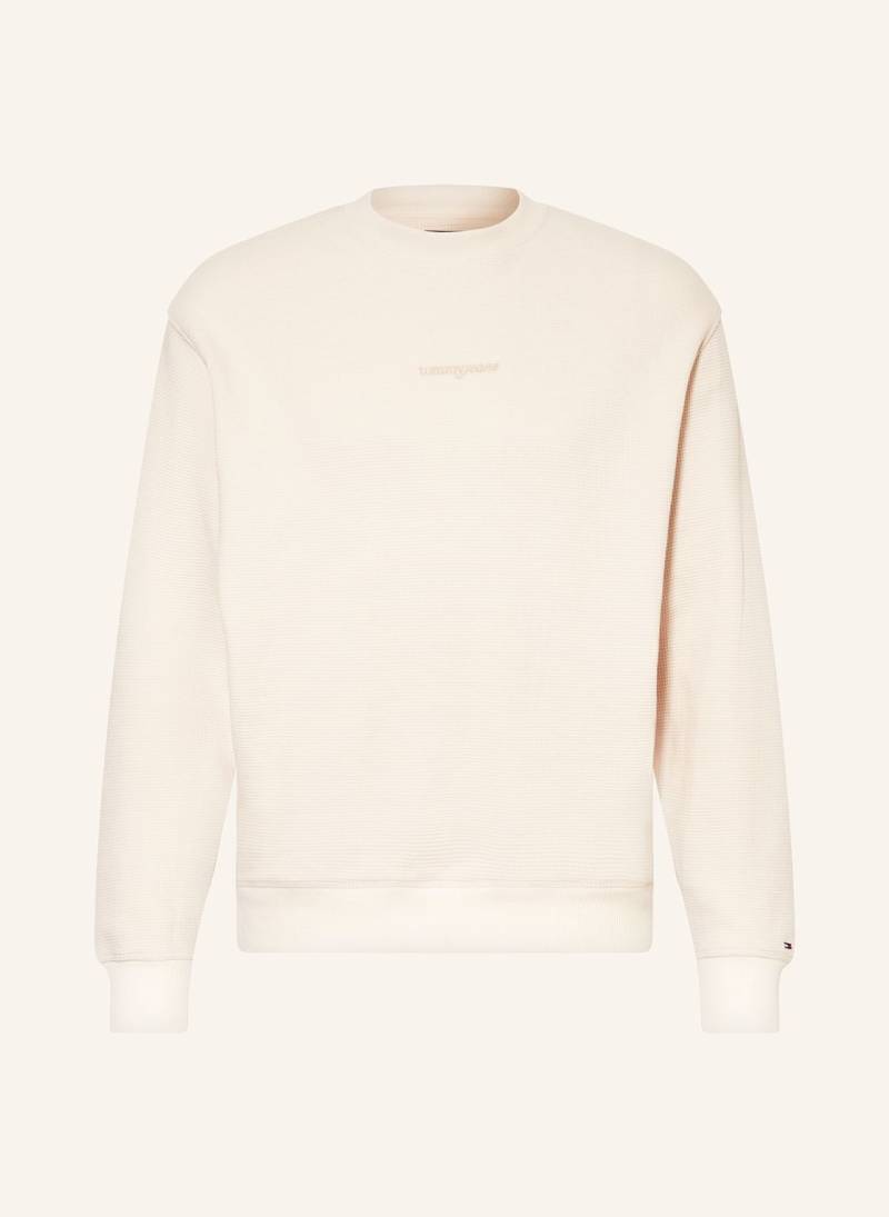 Tommy Jeans Longsleeve weiss von Tommy Jeans