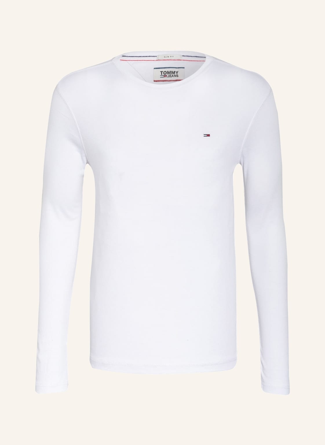 Tommy Jeans Longsleeve weiss von Tommy Jeans