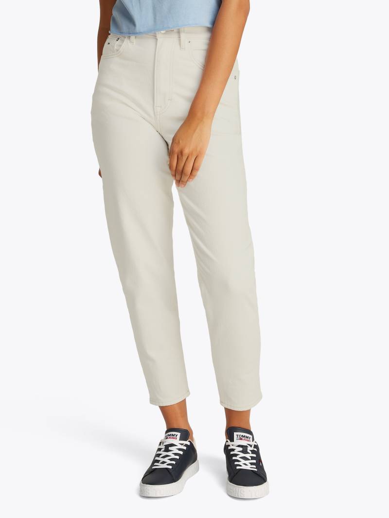 Tommy Jeans Mom-Jeans »MOM JEAN UH TPR«, mit Logo-Stickereien, in knöchelfreier Länge von Tommy Jeans