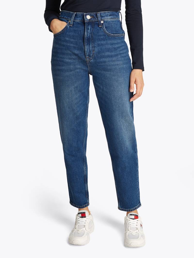 Tommy Jeans Mom-Jeans »High waist - Mom-Jeans Tapered«, mit Logo-Stickereien von Tommy Jeans