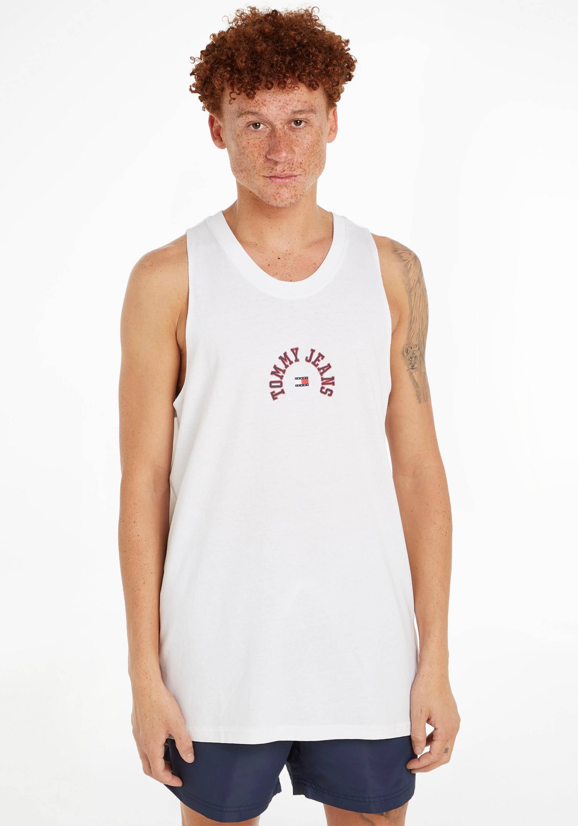 Tommy Jeans Muskelshirt »TJM CURVED TJ COLLEGE TANK TOP« von Tommy Jeans