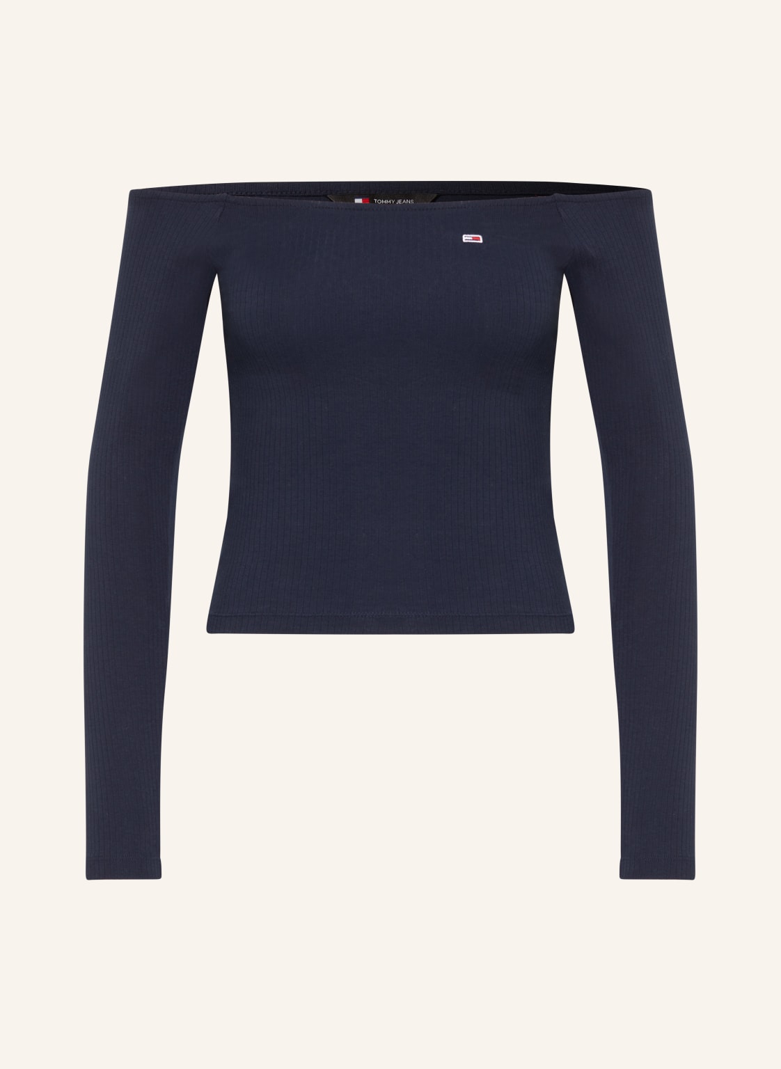 Tommy Jeans Off-Shoulder-Shirt blau von Tommy Jeans