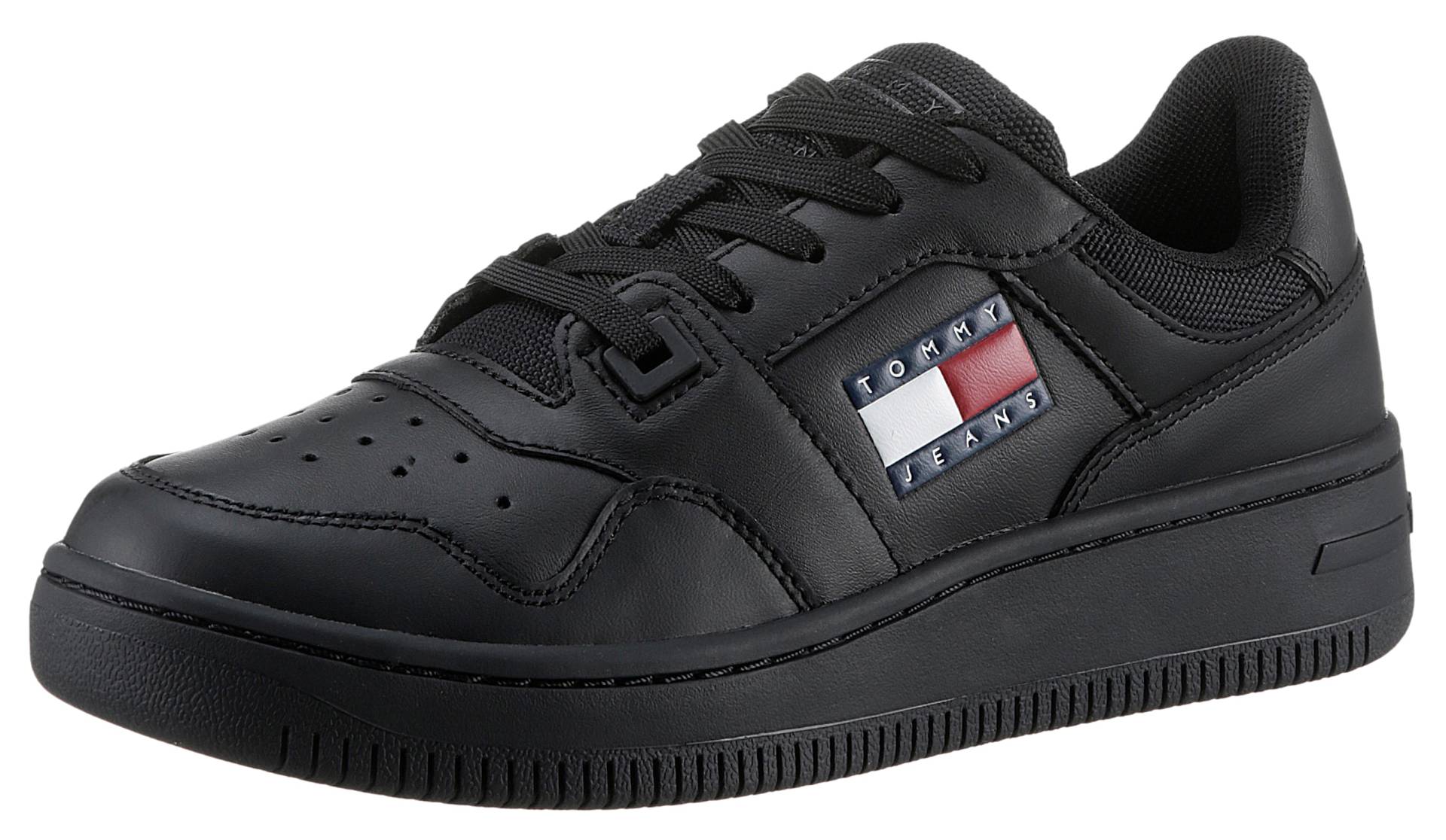 Tommy Jeans Plateausneaker »TJW RETRO BASKET ESS«, mit seitlicher Logoflagge, Freizeitschuh, Halbschuh, Schnürschuh von Tommy Jeans