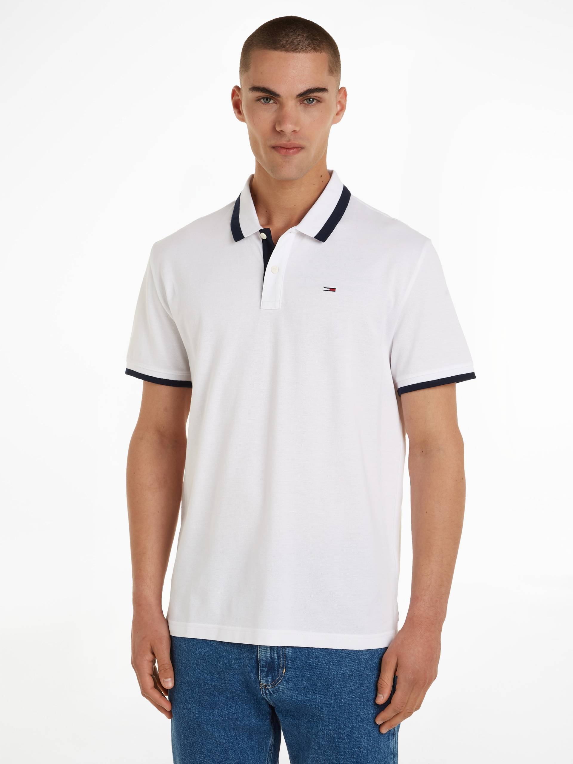 Tommy Jeans Poloshirt »TJM REG SOLID TIPPED POLO« von Tommy Jeans