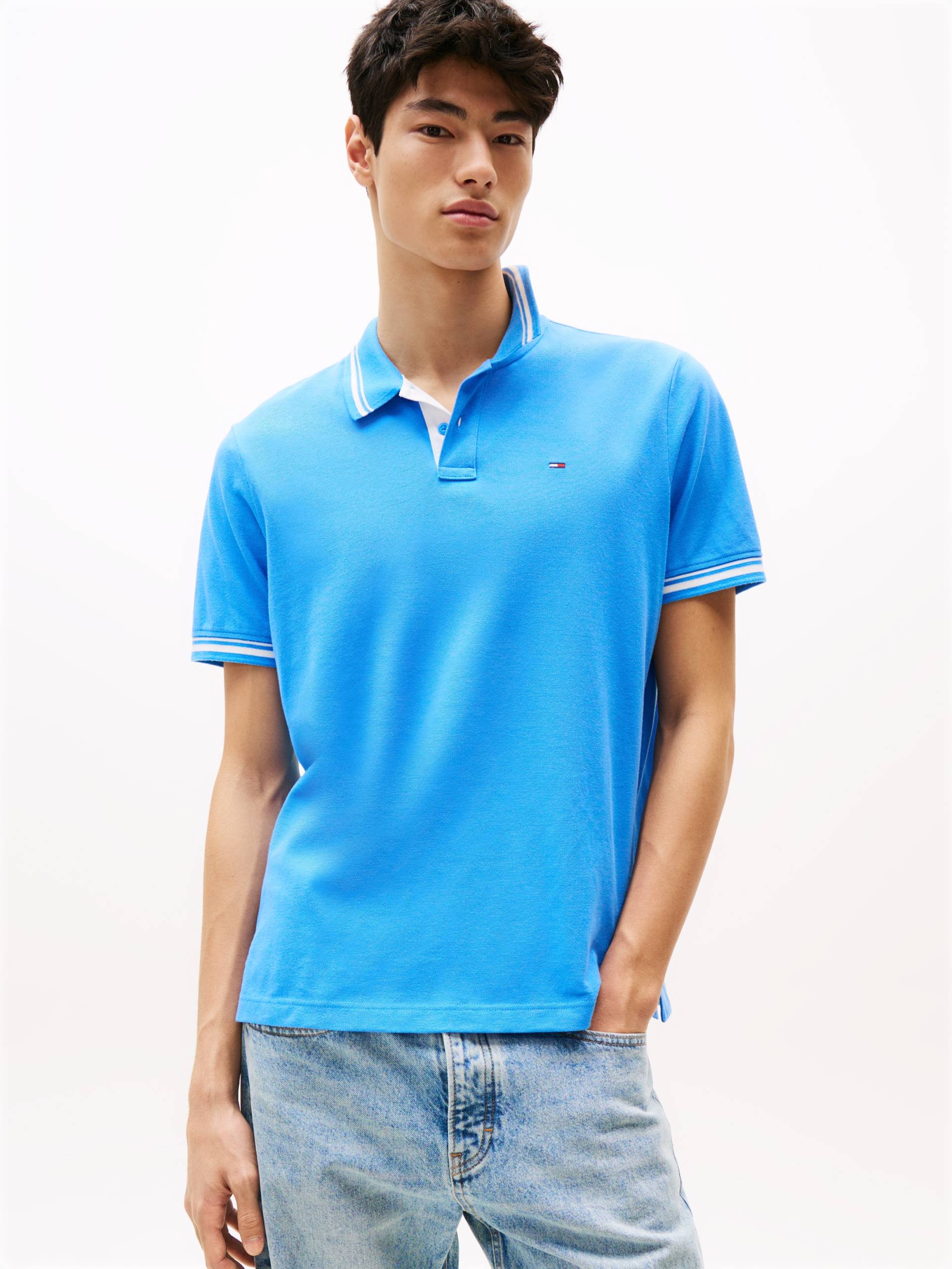 Tommy Jeans Poloshirt »TJM REG TIPPED POLO EXT«, Mit Rundhalsausschnitt Tommy Jeans Poloshirt »TJM REG TIPPED POLO EXT«, Mit Rundhalsausschnitt von Tommy Jeans