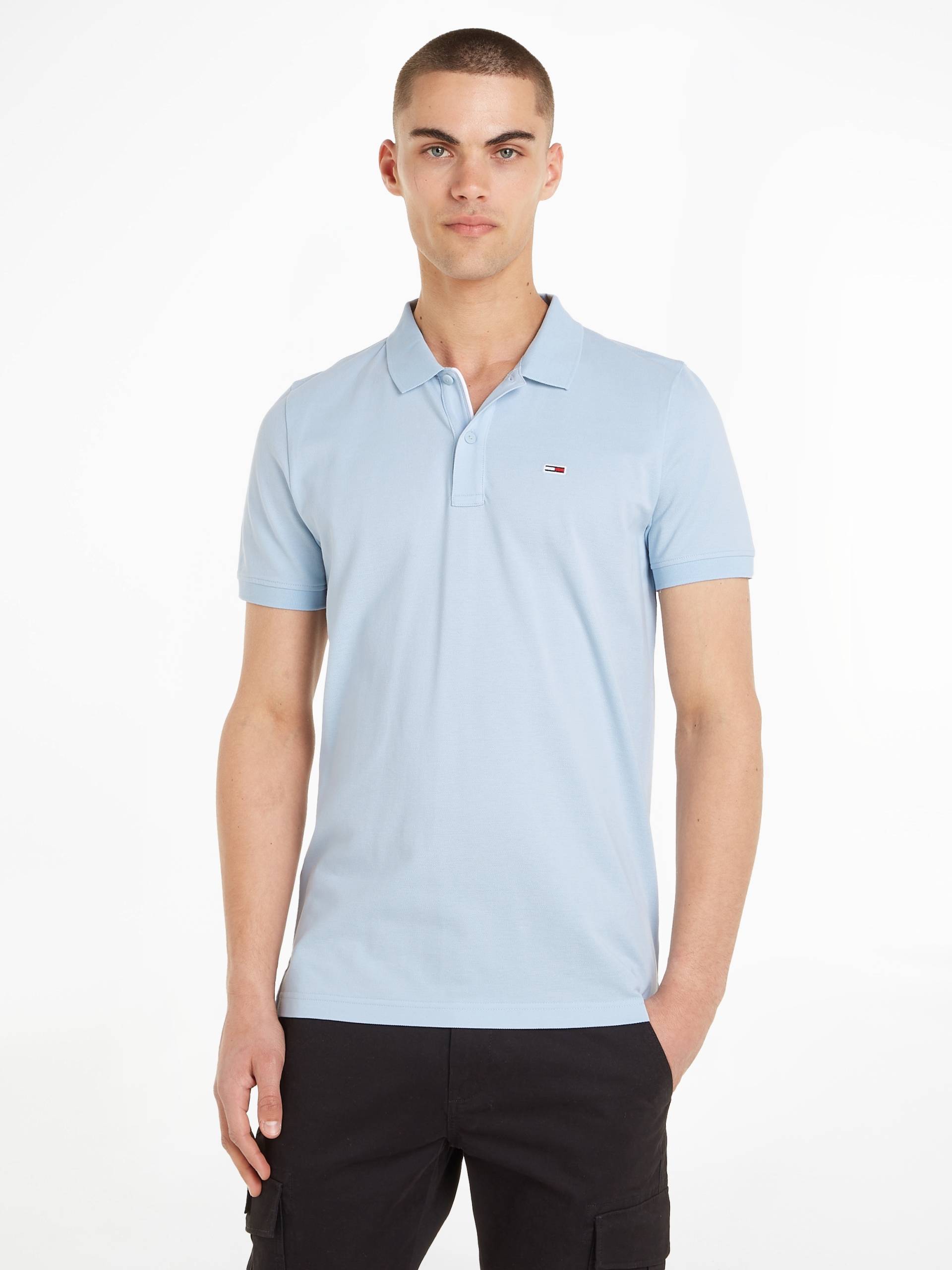 Tommy Jeans Poloshirt »TJM SLIM PLACKET POLO«, Piqué mit Polokragen von Tommy Jeans