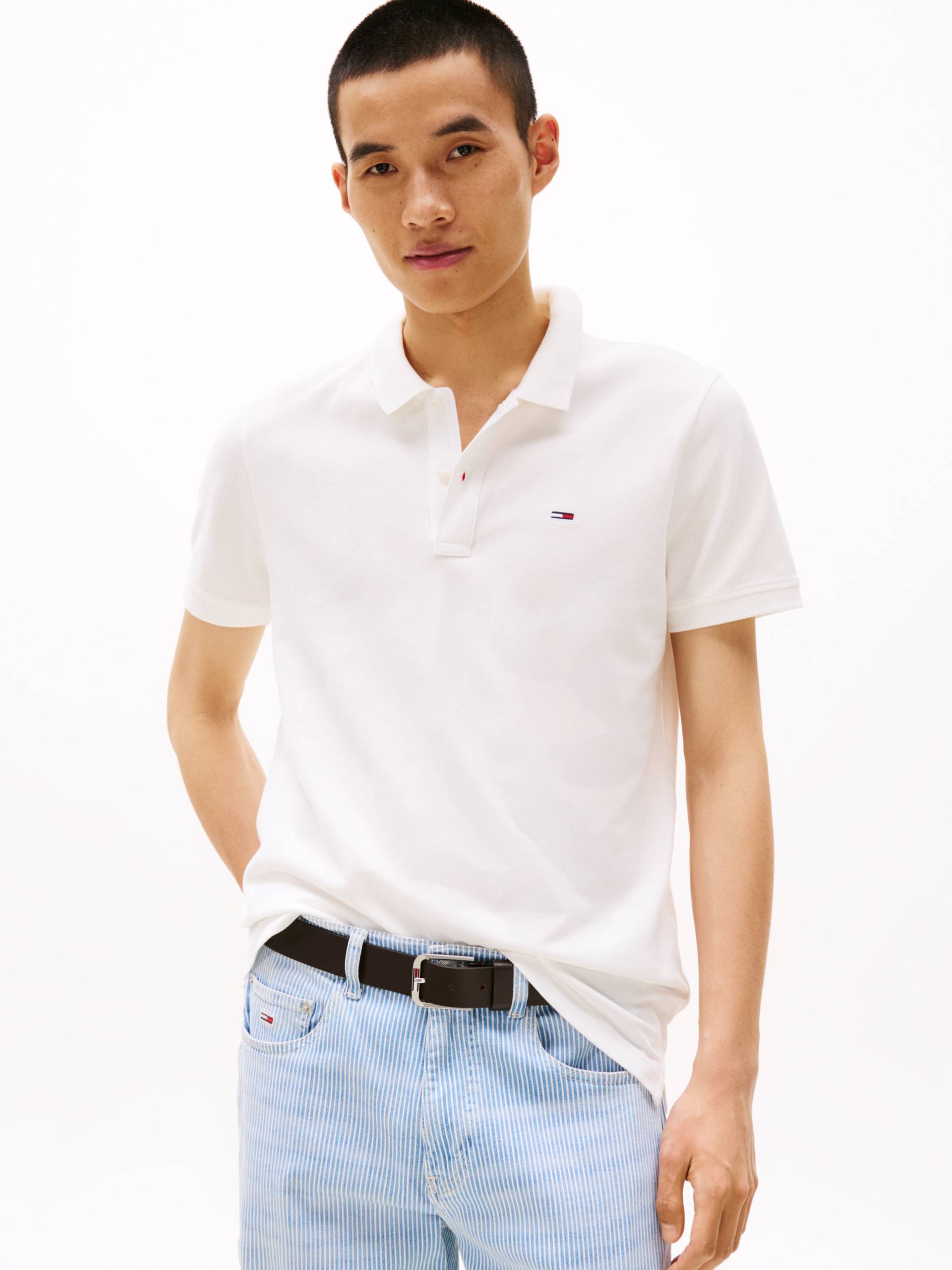 Tommy Jeans Poloshirt »TJM SLIM PLACKET POLO EXT« von Tommy Jeans