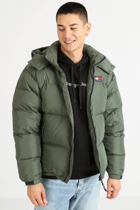 Tommy Jeans Puffer Daunenjacke | Avalon Green | Herren  | L von Tommy Jeans