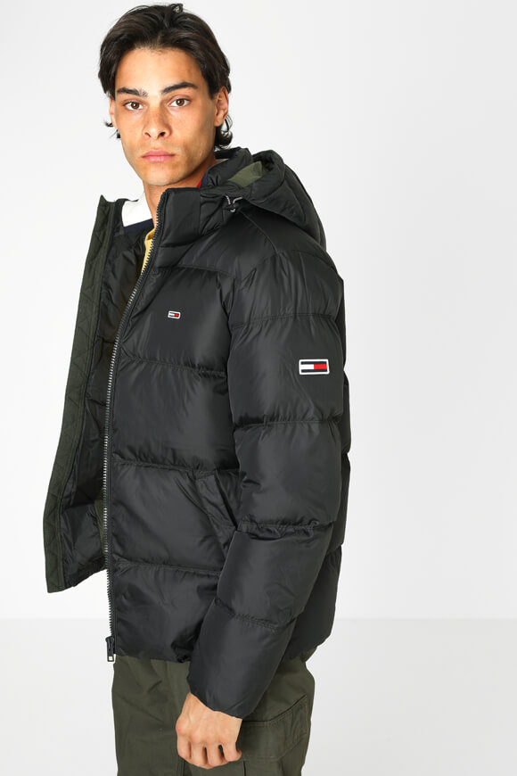 Tommy Jeans Puffer Daunenjacke | Black | Herren  | L von Tommy Jeans