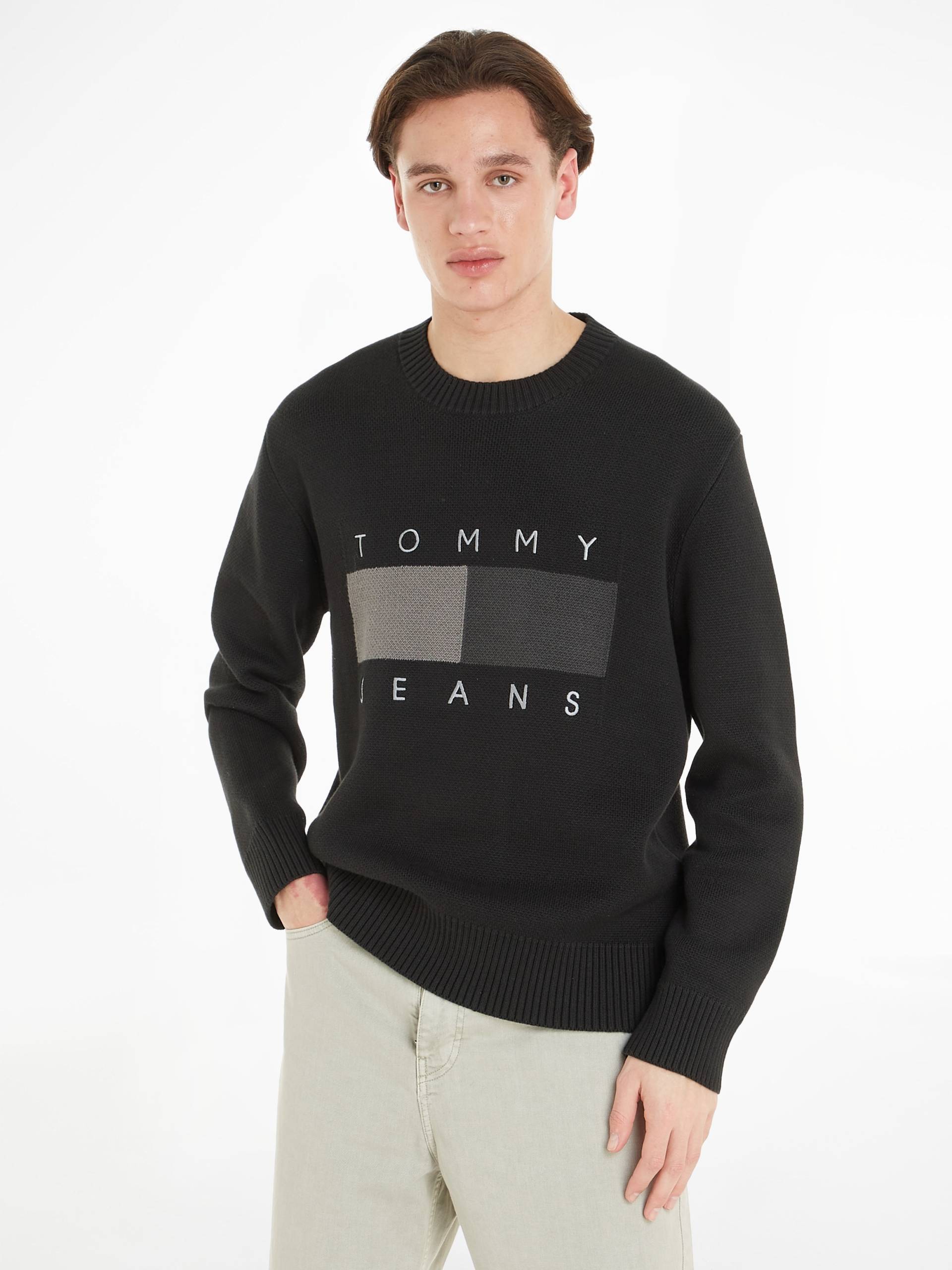 Tommy Jeans Rundhalspullover »TJM RLX TONAL FLAG SWEATER« von Tommy Jeans