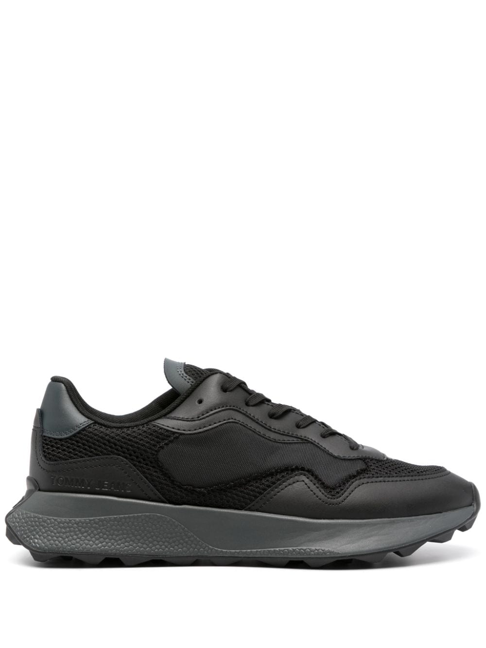 Tommy Jeans Runner lace-up sneakers - Black von Tommy Jeans