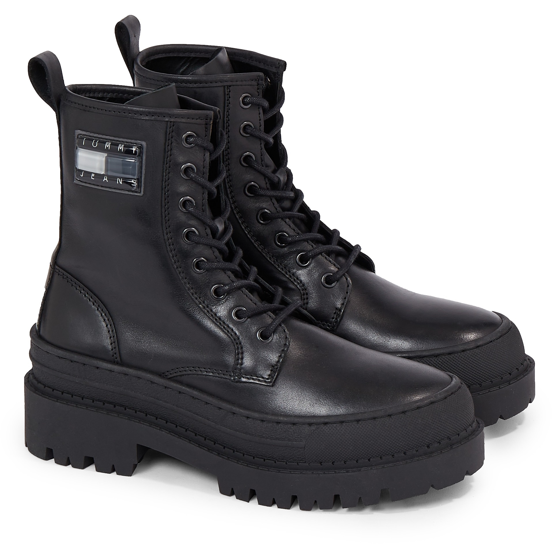 Tommy Jeans Schnürstiefelette »TJW FOXING LACE UP LEATHER BOOT« von Tommy Jeans