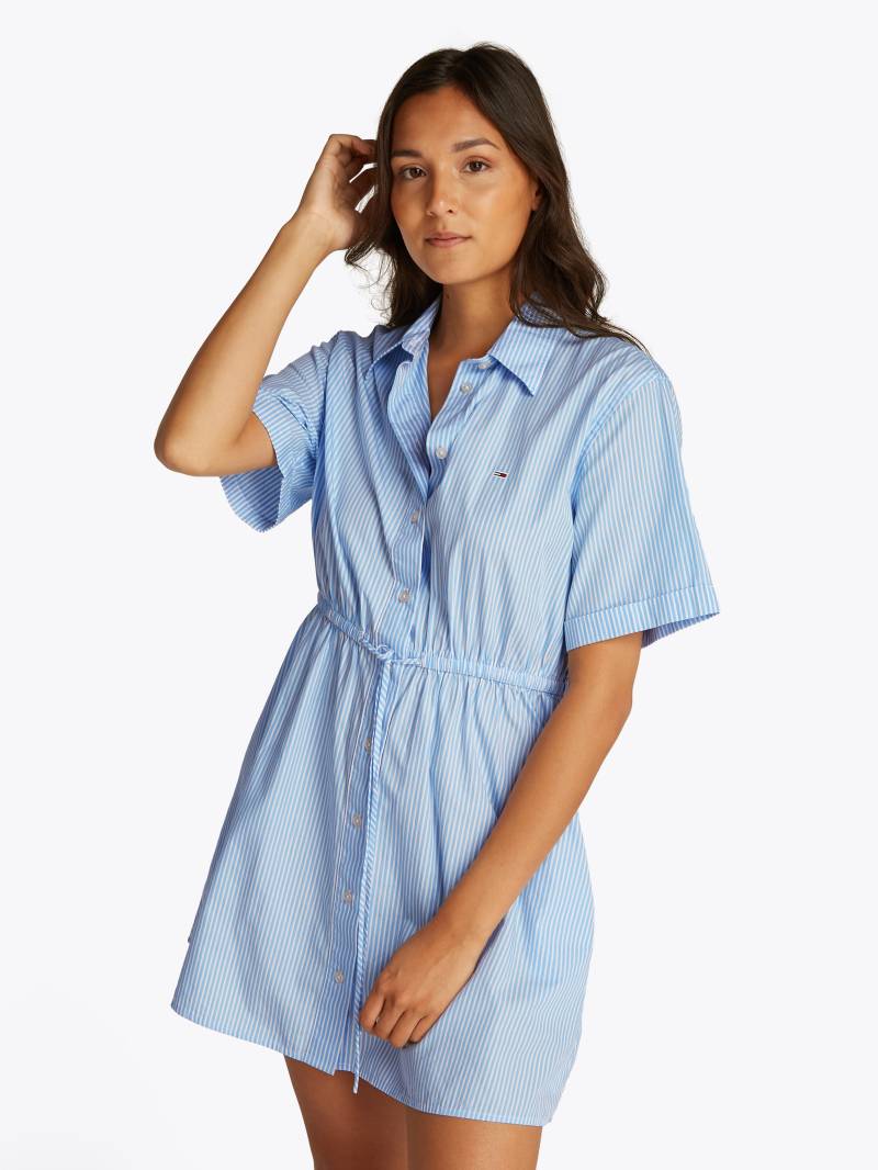 Tommy Jeans Shirtkleid »TJW MINI STRIPE SHIRT DRESS«, mit Taillen Bindeband von Tommy Jeans