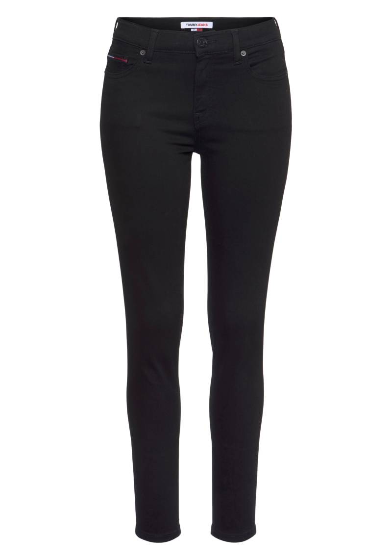 Tommy Jeans Skinny-fit-Jeans »Nora Mid Rise Skinny Fit«, mit Tommy Jeans Logo-Badge & Stickereien von Tommy Jeans
