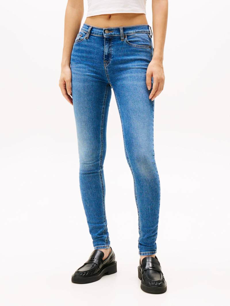 Tommy Jeans Skinny-fit-Jeans »Nora Mid Rise Skinny Fit«, mit Waschung, mit Logo-Badge von Tommy Jeans