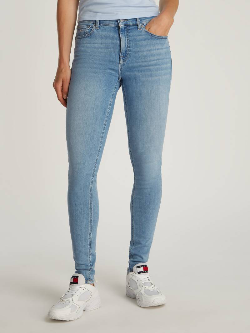 Tommy Jeans Skinny-fit-Jeans »Nora Mid Rise Skinny Fit«, mit Waschung, Logo-Badge von Tommy Jeans