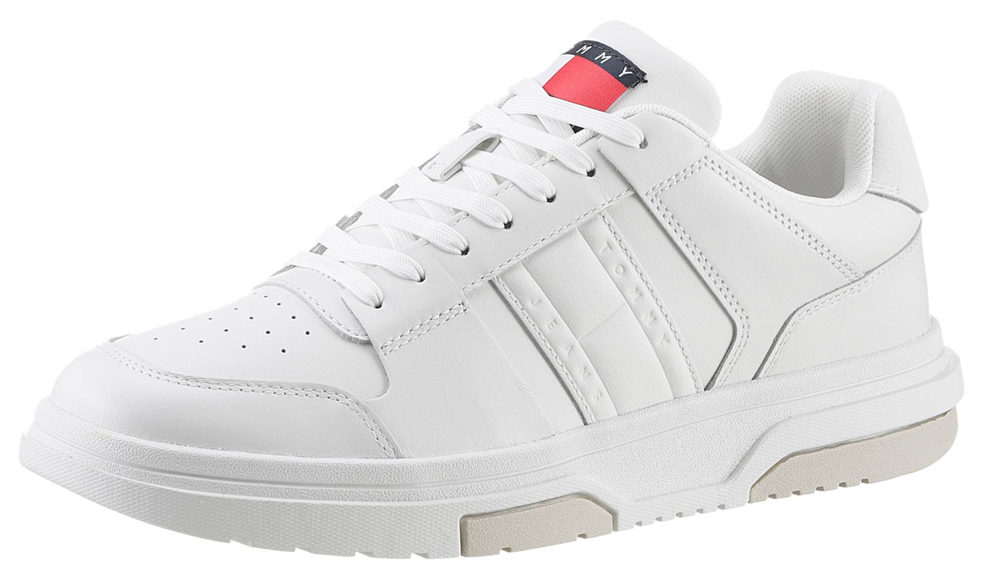 Tommy Jeans Sneaker »TJM LEATHER CUPSOLE 2.0«, im Basket-Street-Style, Freizeitschuh, Halbschuh, Schnürschuh von Tommy Jeans