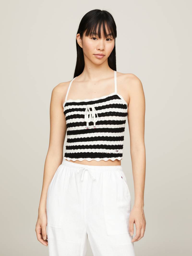 Tommy Jeans Spaghettitop »TJW CROCHET STRIPE TOP« von Tommy Jeans