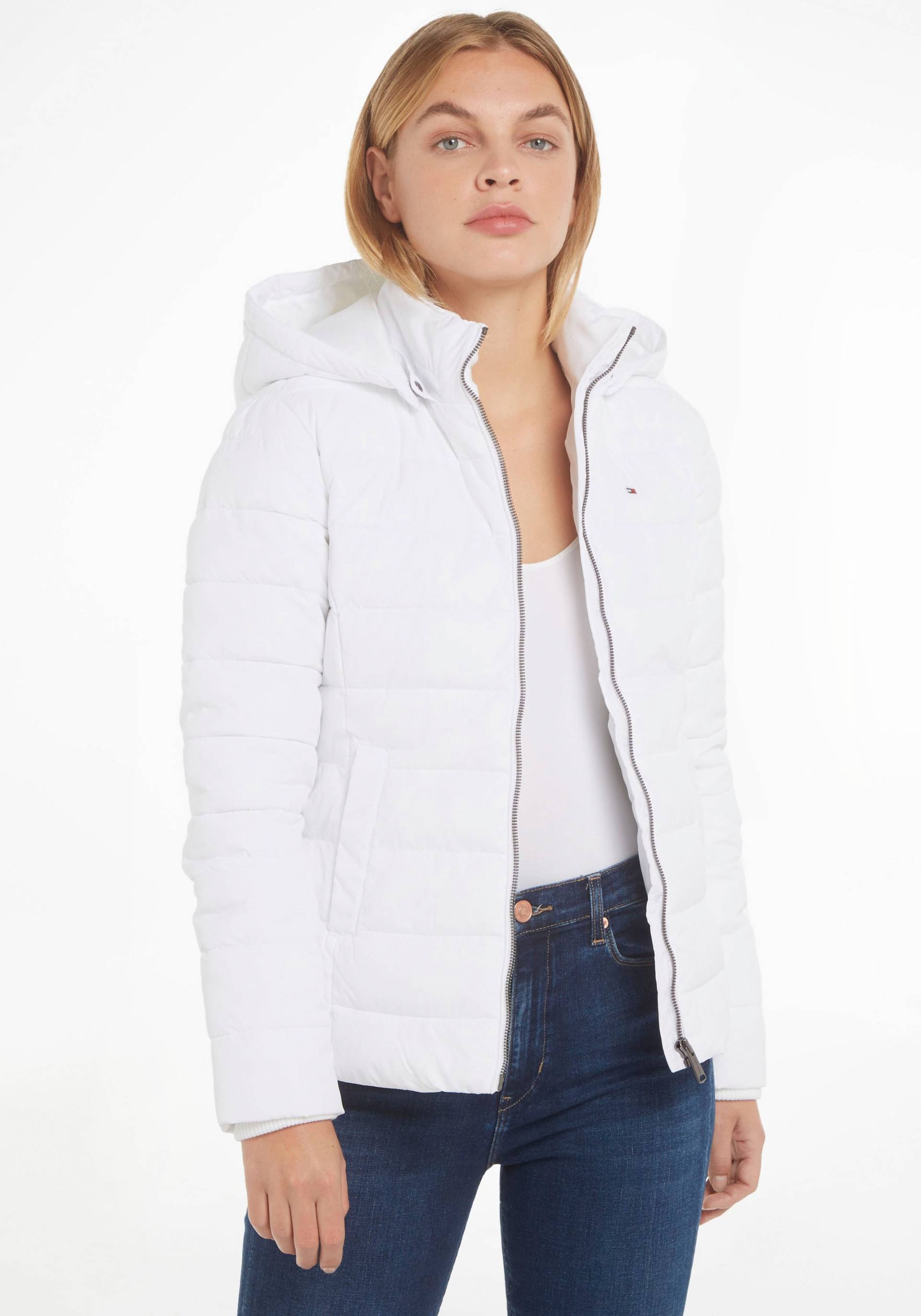 Tommy Jeans Steppjacke »TJW BASIC HOODED JACKET«, mit Kapuze von Tommy Jeans