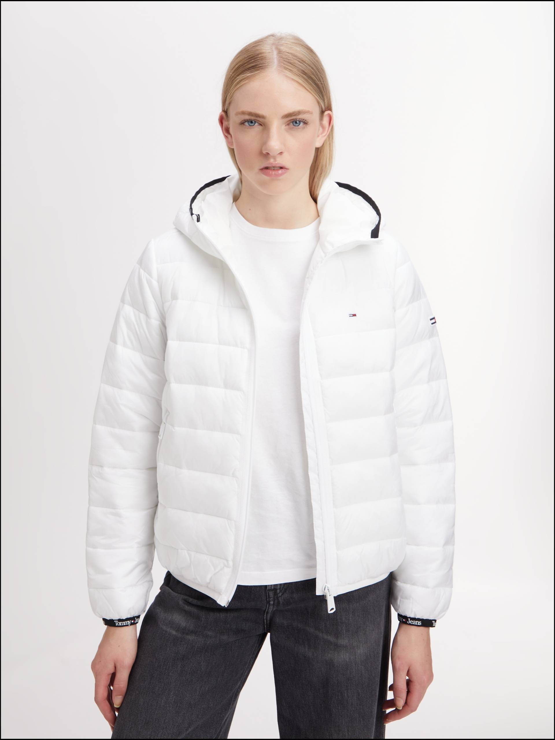 Tommy Jeans Steppjacke »TJW QUILTED TAPE HOODED JACKET«, mit Kapuze von Tommy Jeans