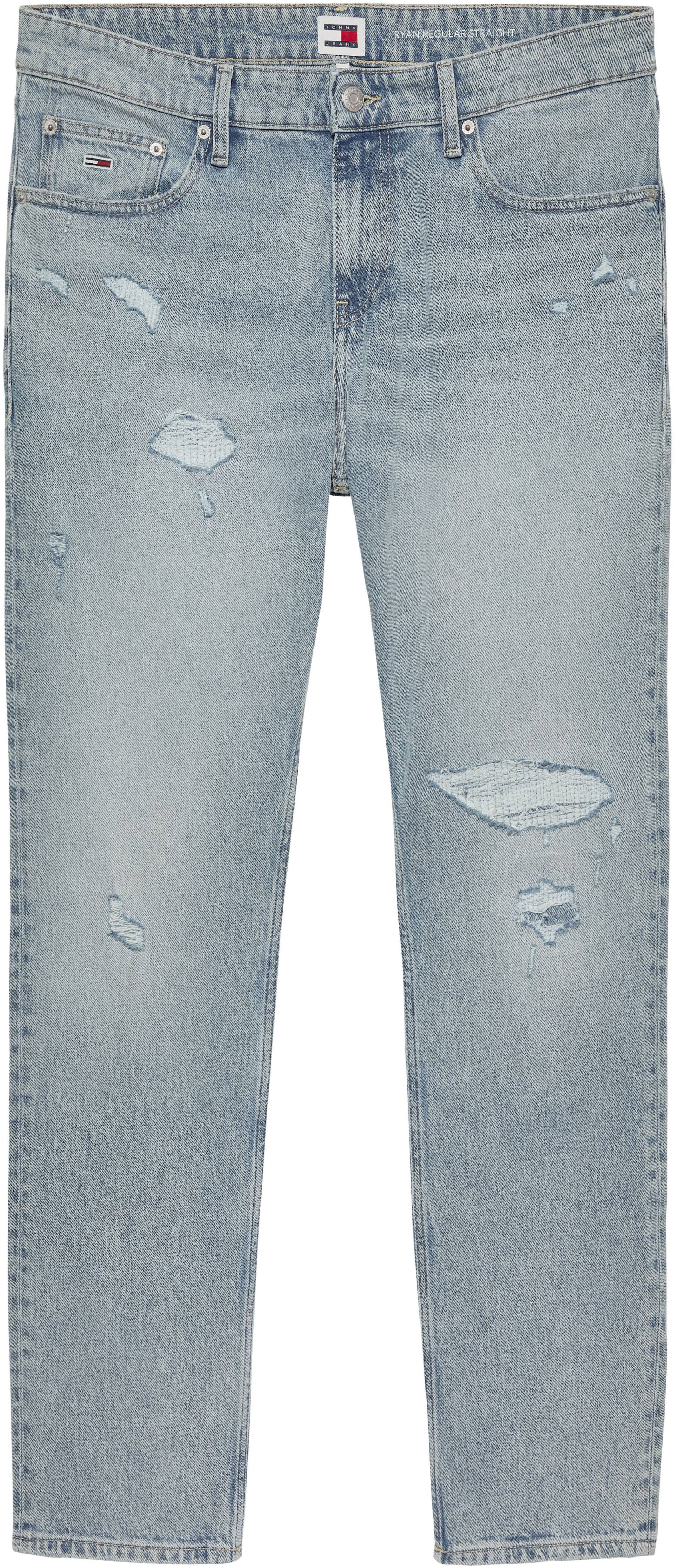Tommy Jeans Straight-Jeans »RYAN RGLR STRGHT«, mit Used-Effekten von Tommy Jeans