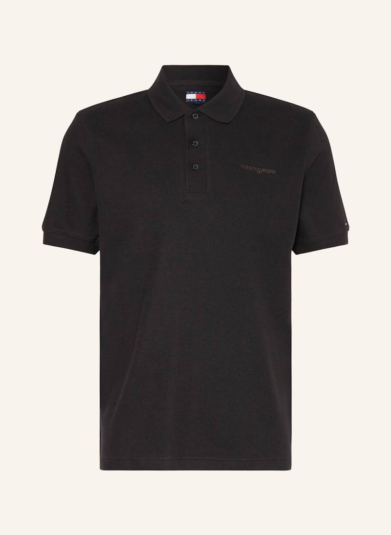 Tommy Jeans Strick-Poloshirt schwarz von Tommy Jeans