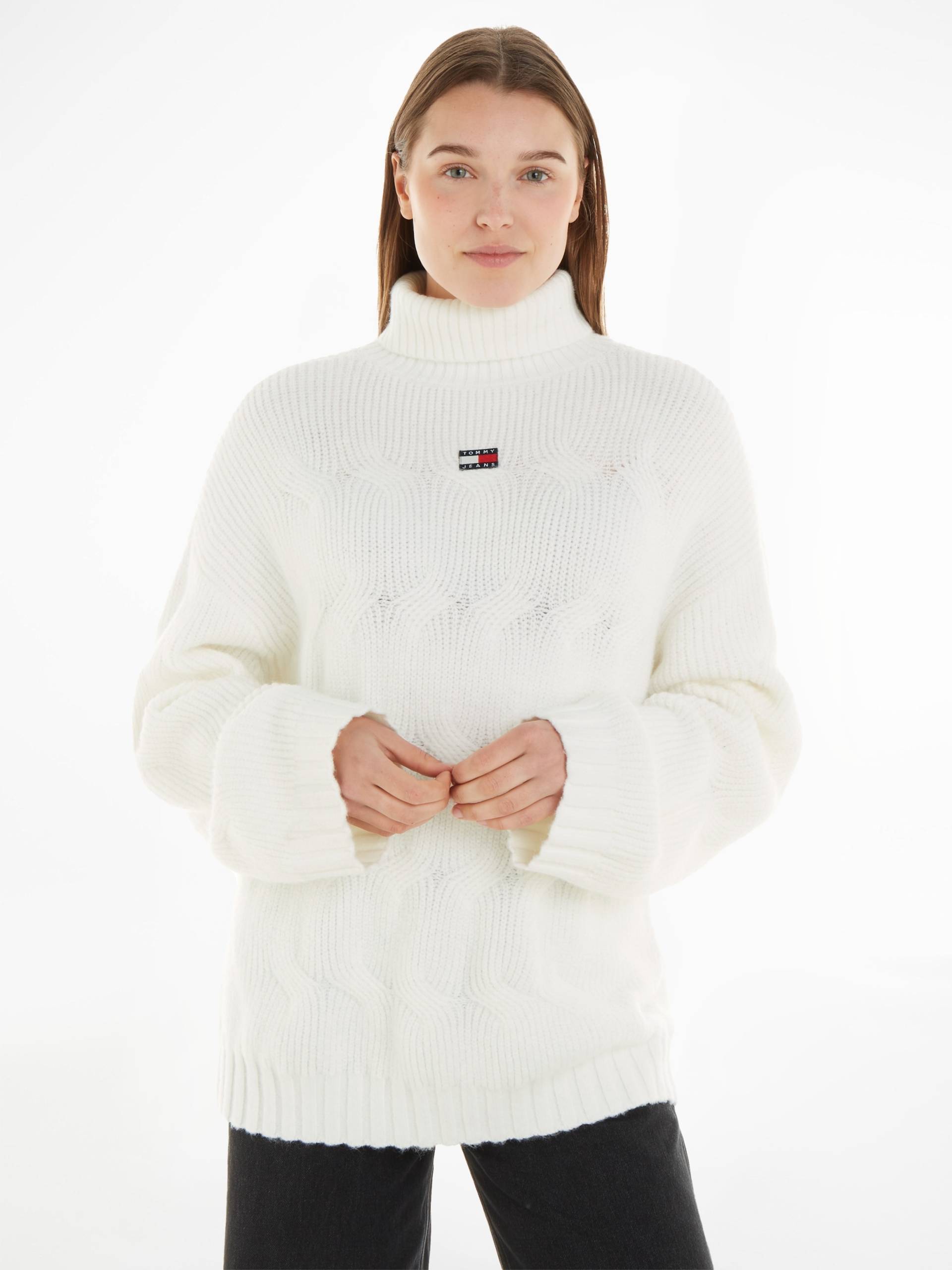 Tommy Jeans Strickpullover »TJW BADGE TRTLNK CABLE SWEATER« von Tommy Jeans