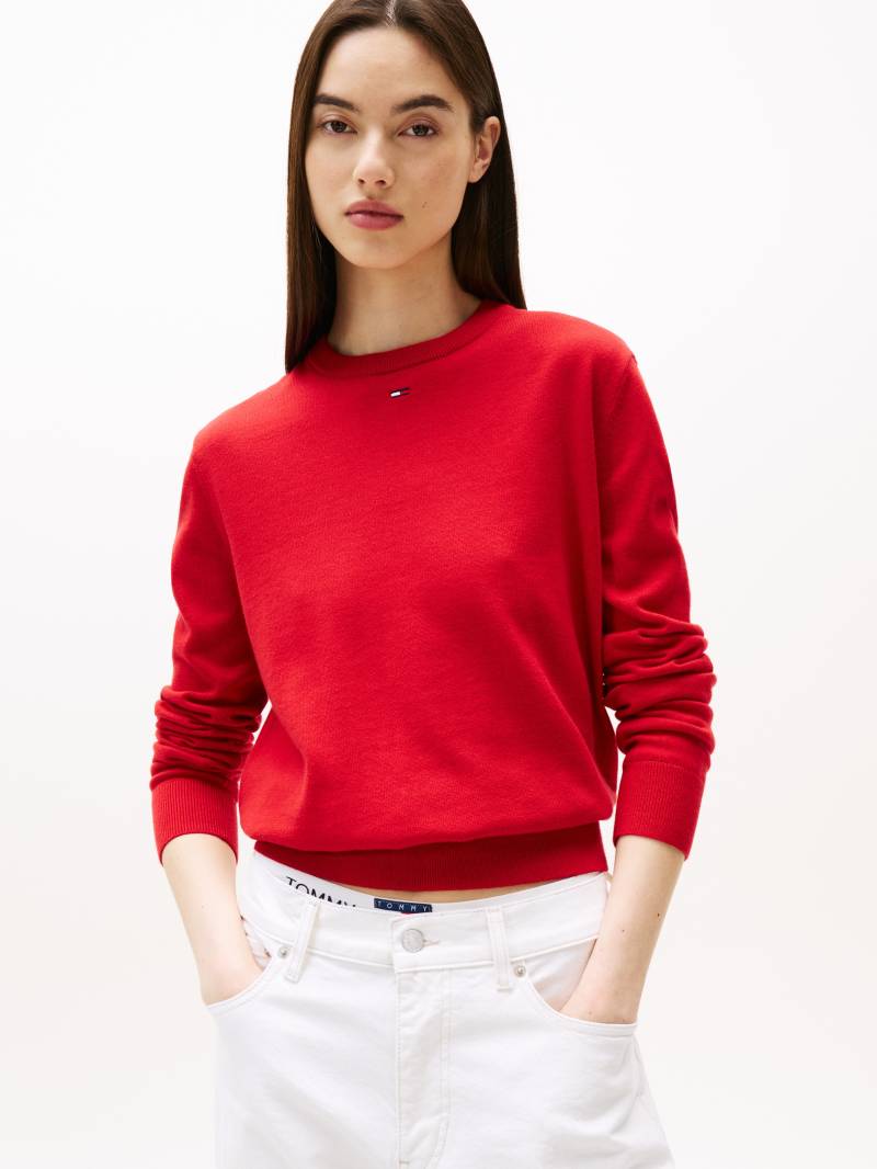Tommy Jeans Strickpullover »TJW ESSENTIAL CREW SWEATER EXT« von Tommy Jeans